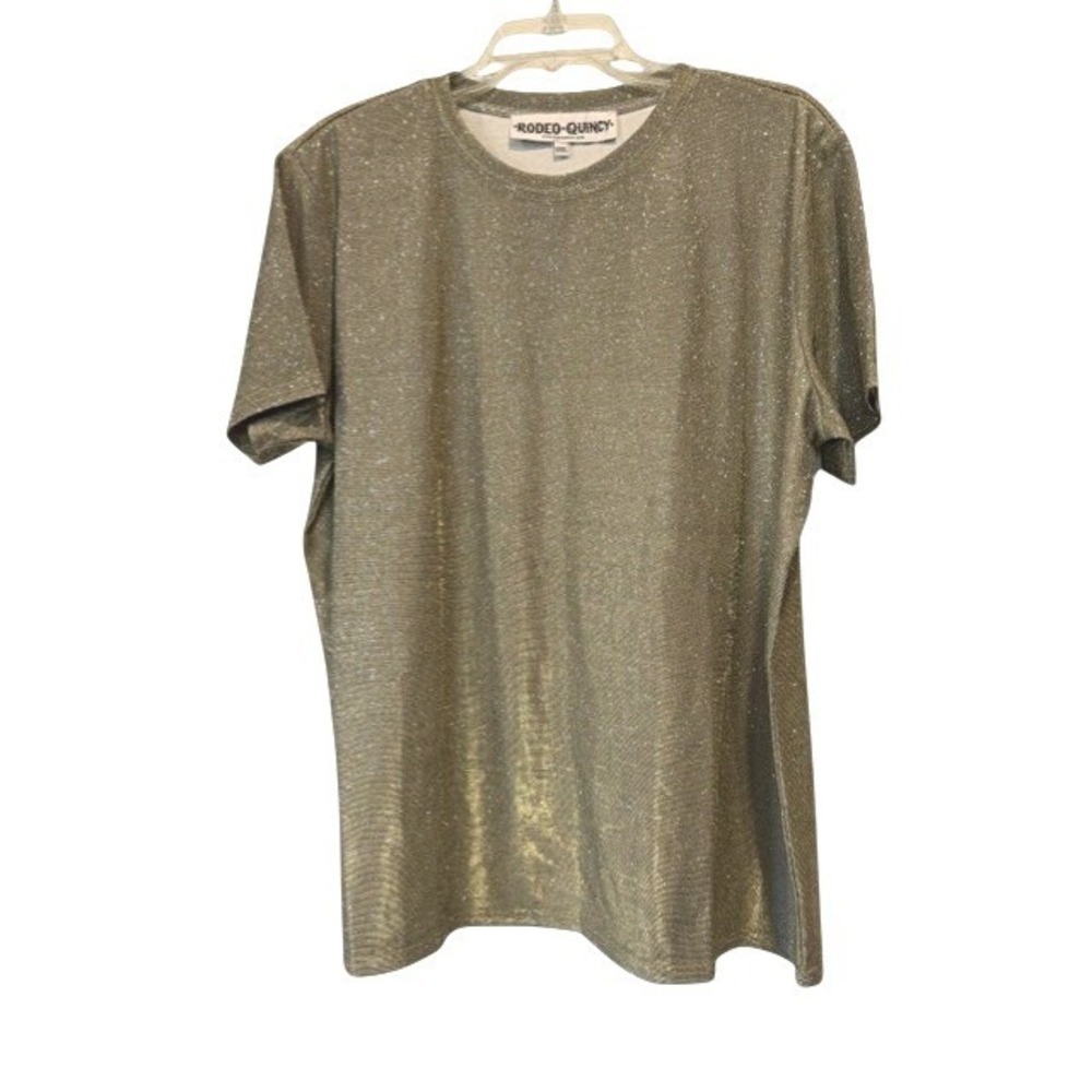 Rodeo Quincy 10th Anniversary Limited Metallic Gold Tee 3XL NWT M2159Q